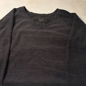 WOMENS Fleece Longsleeve VNeck  2X